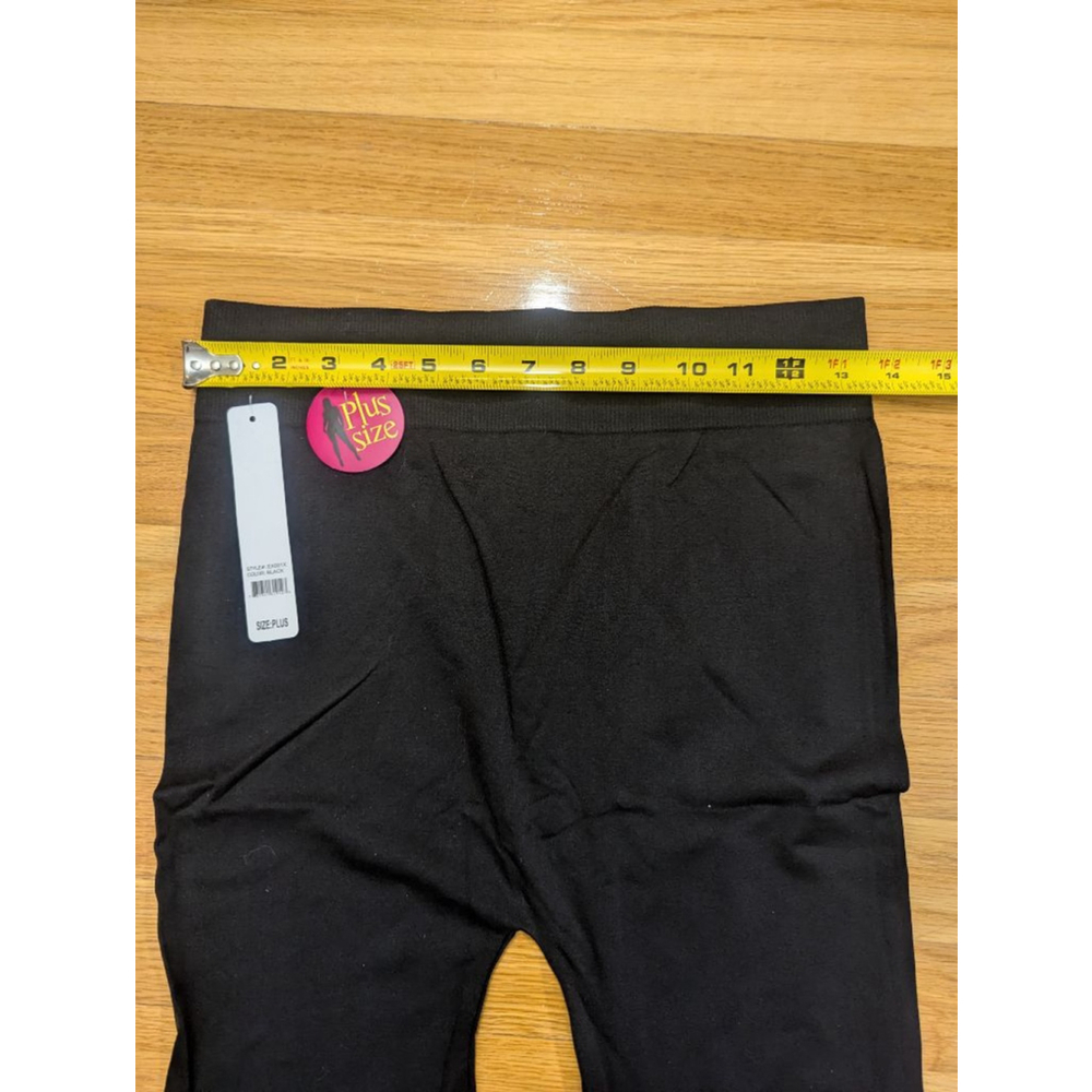 Mopas Black Leggings Plus Size NWT XL 1X - Picture 6 of 7